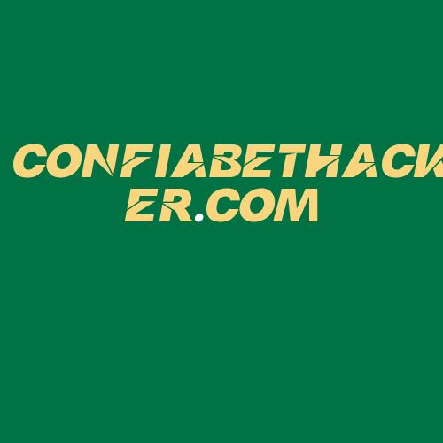 Logo da CONFIABETHACKER